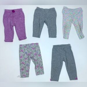Infant Girls Leggings Lot of 5